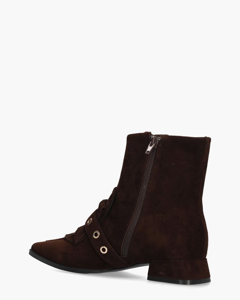 Damiana Donkerbruin Dames Enkelboots