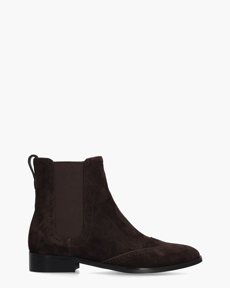 Sheralyn Donkerbruin Dames Enkelboots