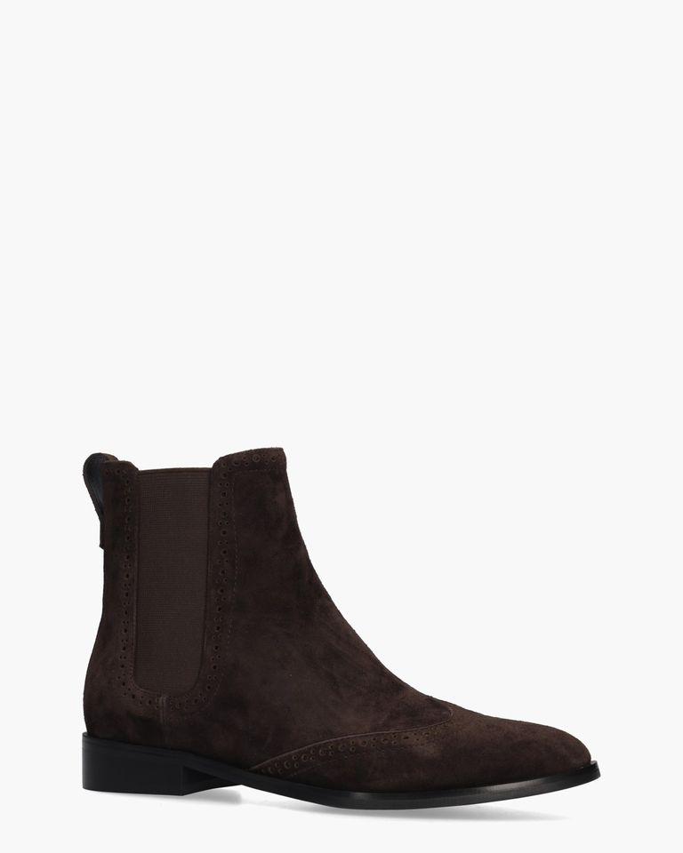 Sheralyn Donkerbruin Dames Enkelboots