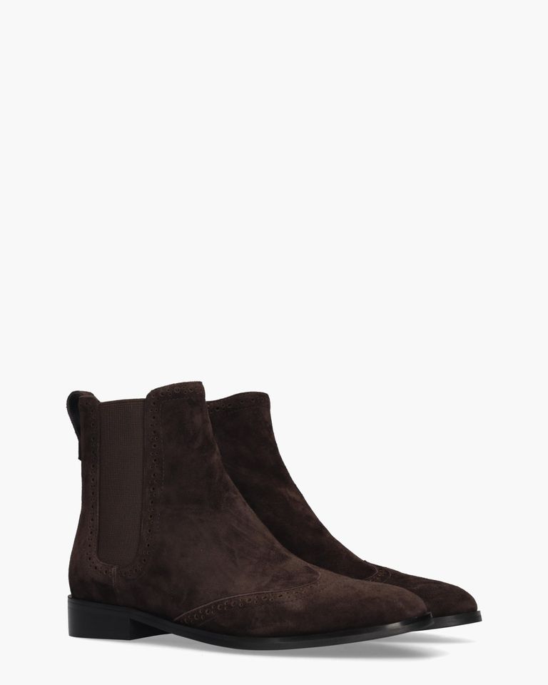 Sheralyn Donkerbruin Dames Enkelboots