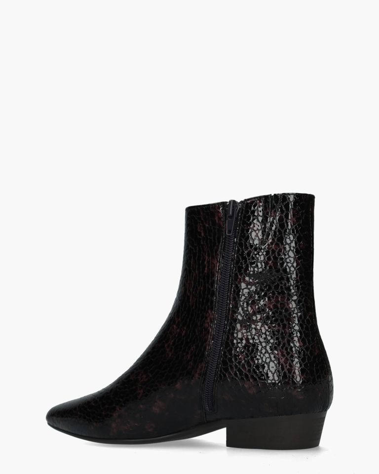 Camelia Bordeauxrood Dames Enkelboots