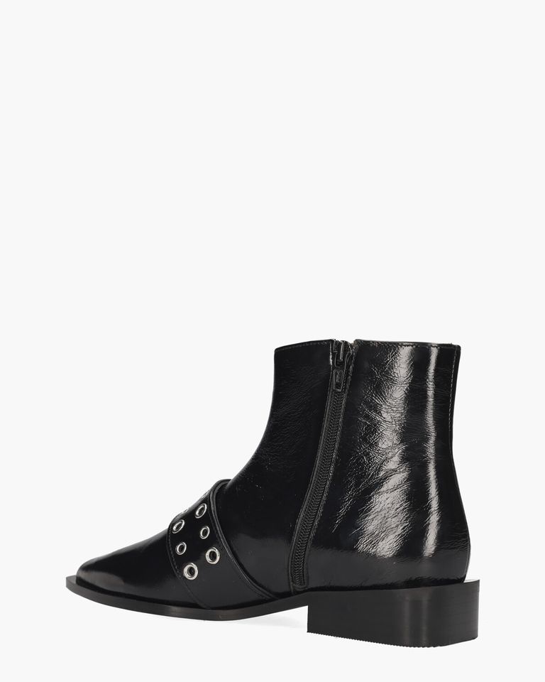 Nicole Zwart Dames Enkelboots