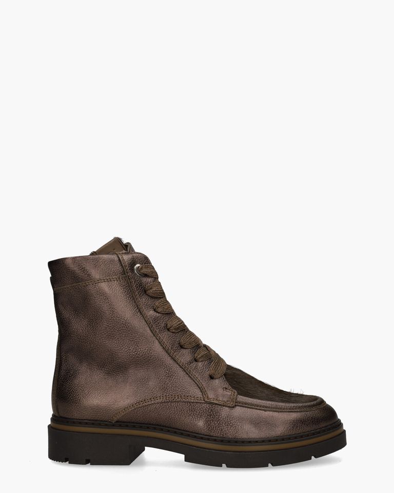 6768 Donkerbruin Dames Enkelboots
