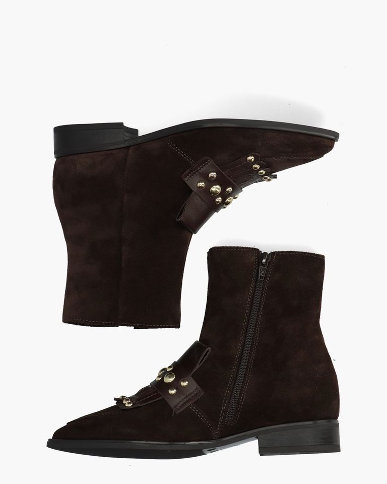 Donkerbruin Enkelboots