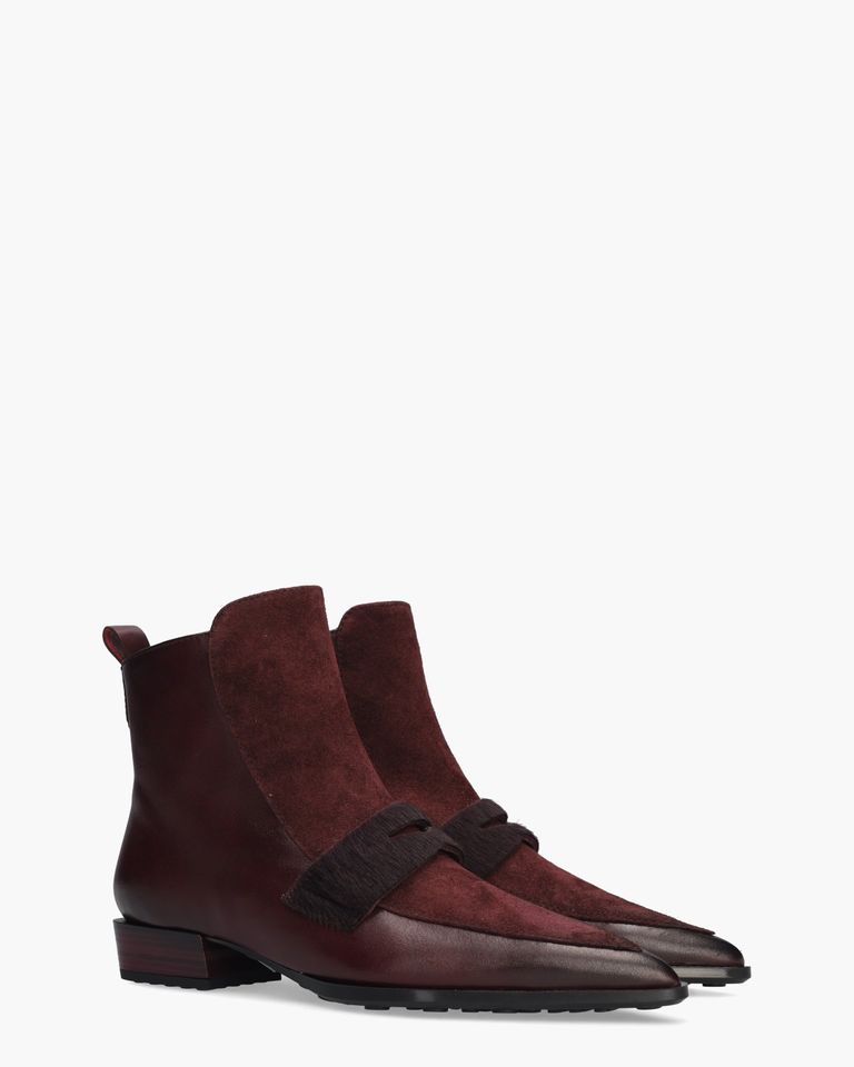 Soho Bordeaux Dames Enkelboots