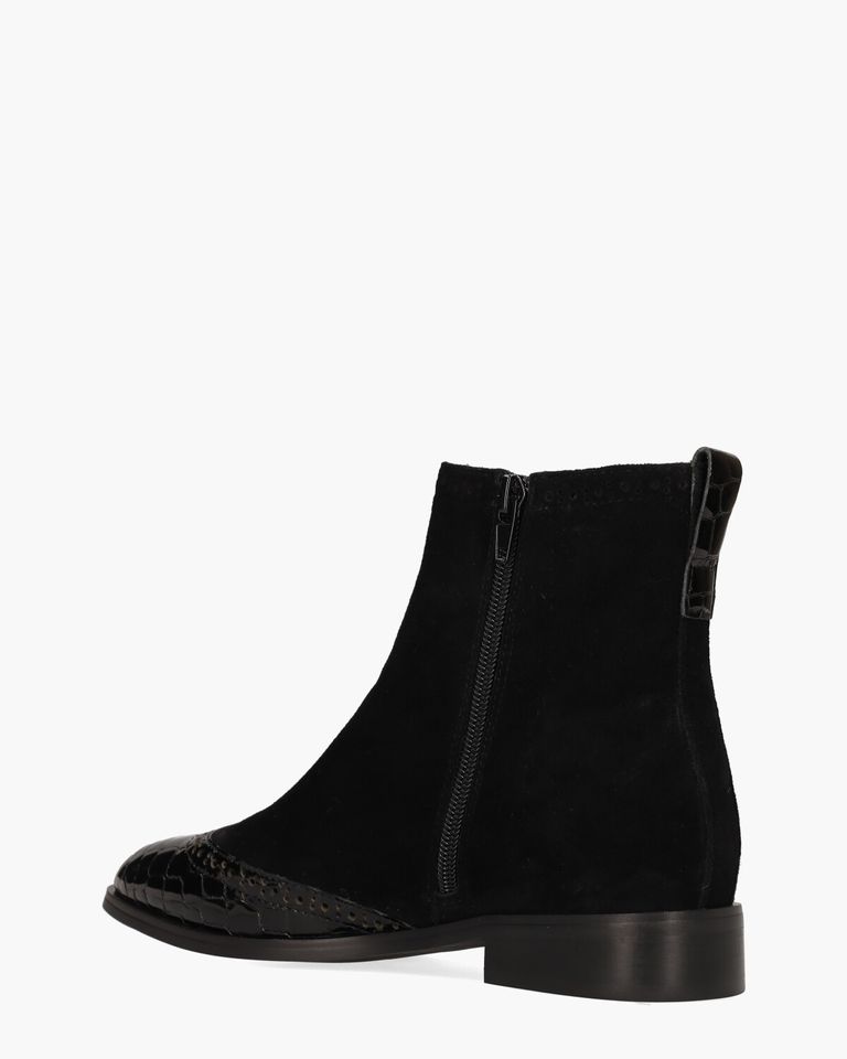Sheralyn Zwart Dames Chelseaboots