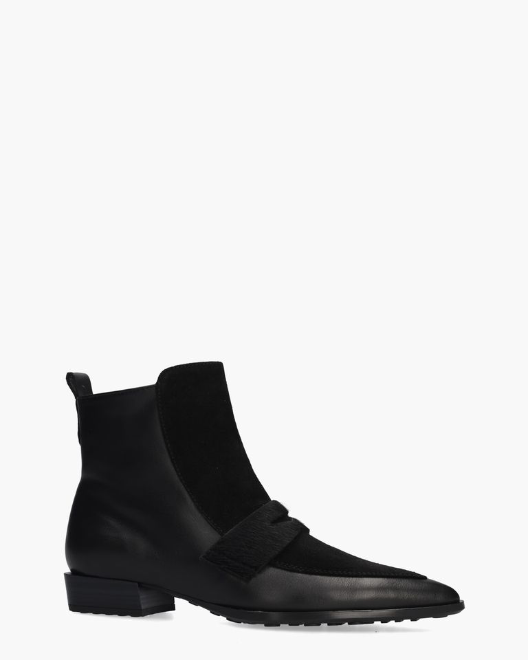BHI254403 Zwart Dames Enkleboots
