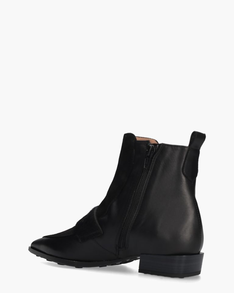 BHI254403 Zwart Dames Enkleboots