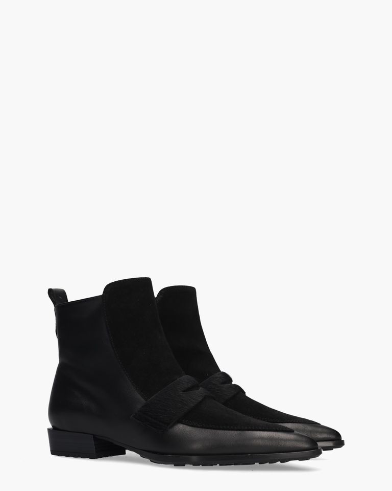 BHI254403 Zwart Dames Enkleboots