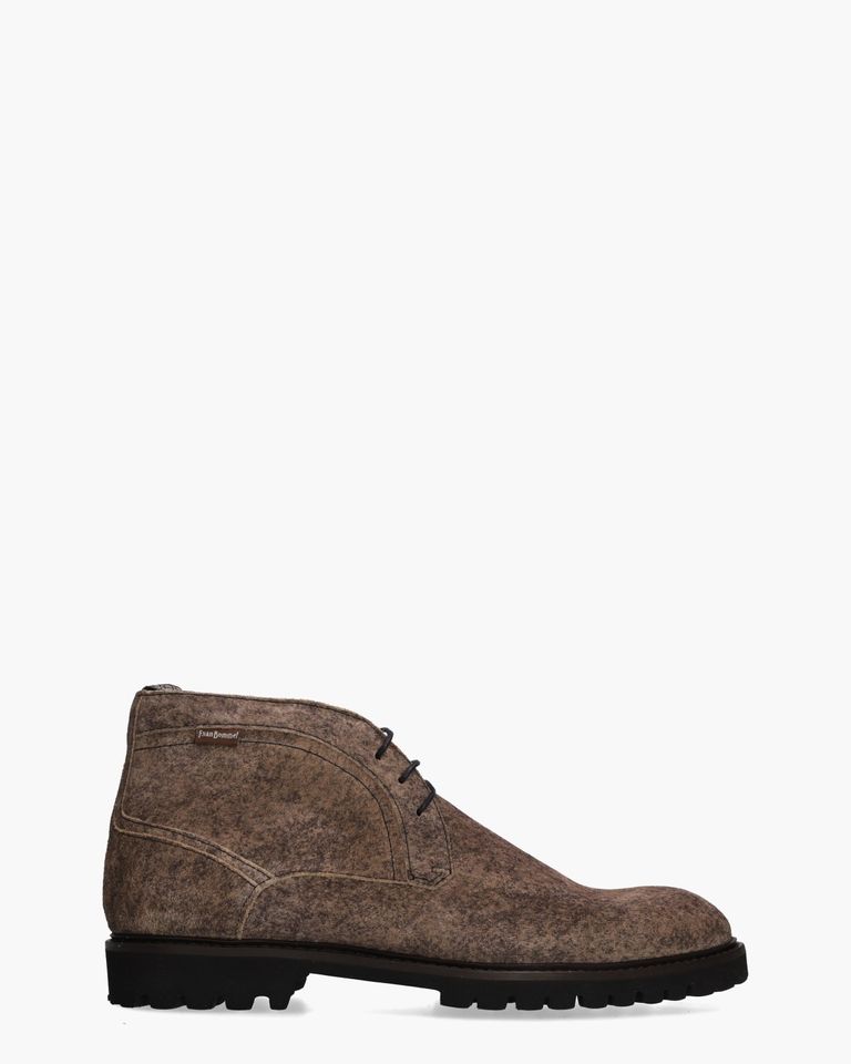 De Floter 01.08 Taupe Heren Veterschoenen