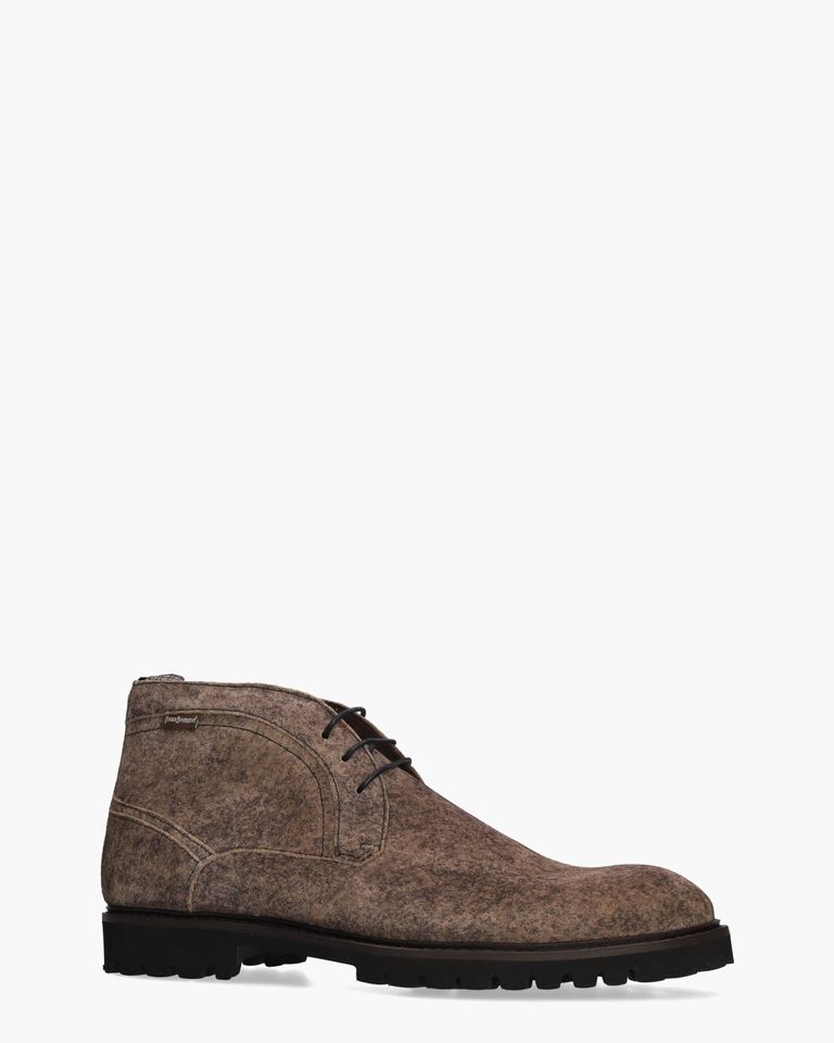 De Floter 01.08 Taupe Heren Veterschoenen