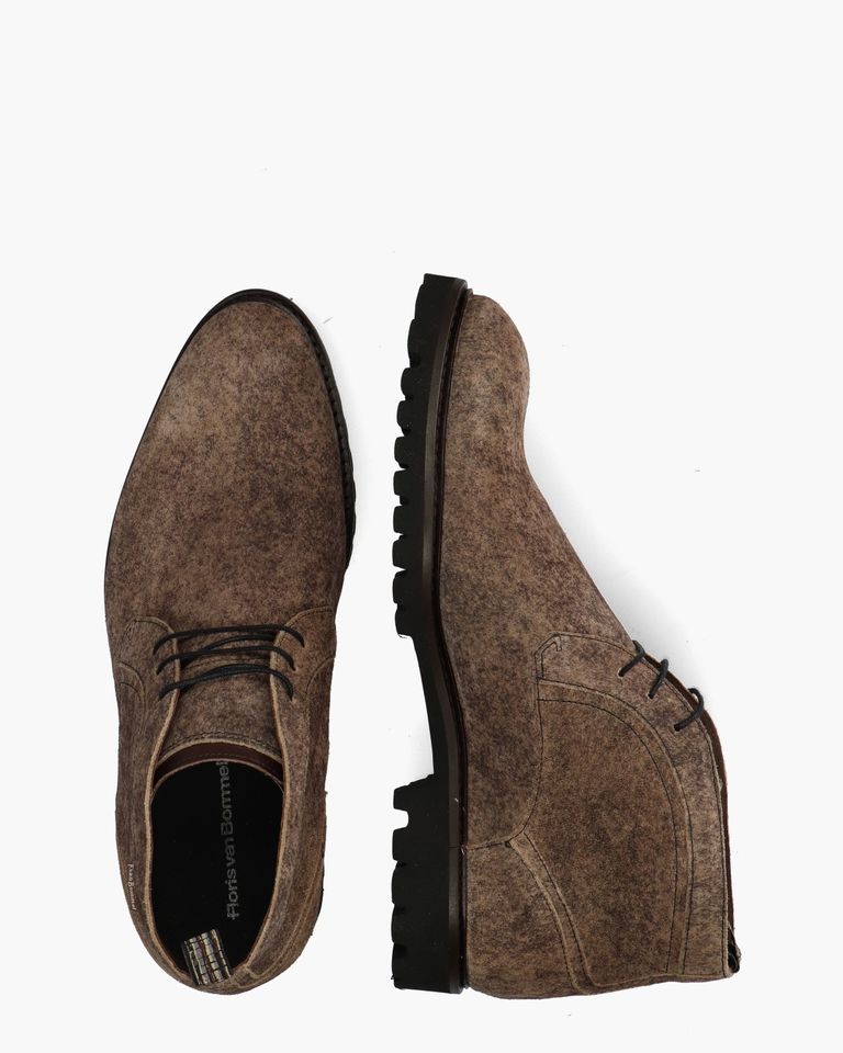 De Floter 01.08 Taupe Heren Veterschoenen