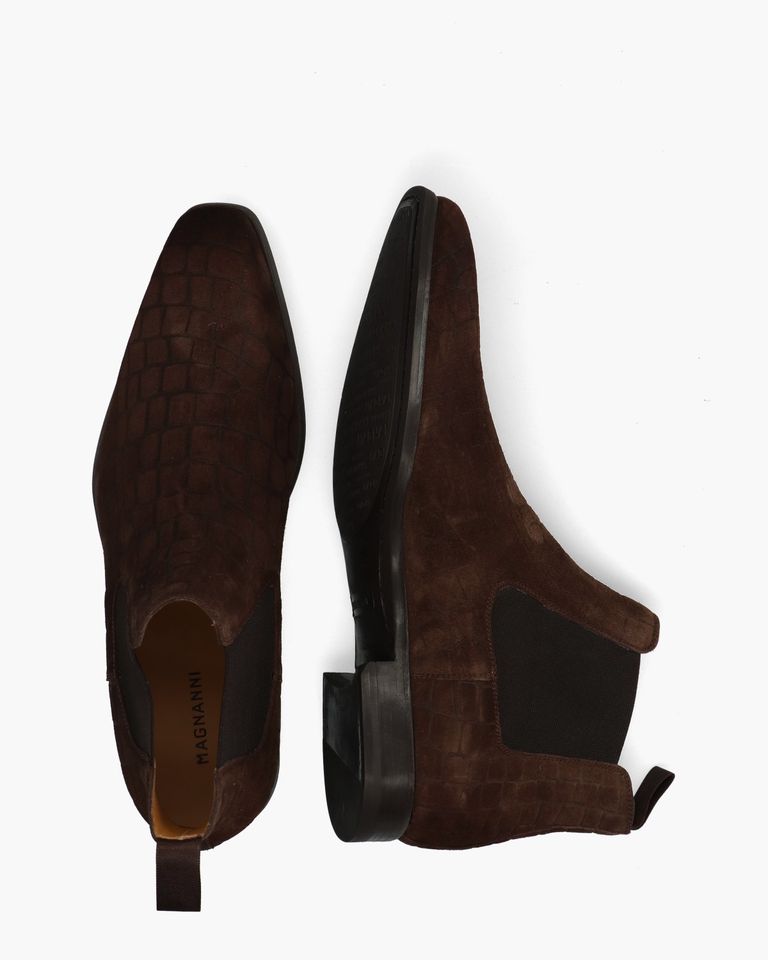 20109 Donkerbruin Heren Chelseaboots