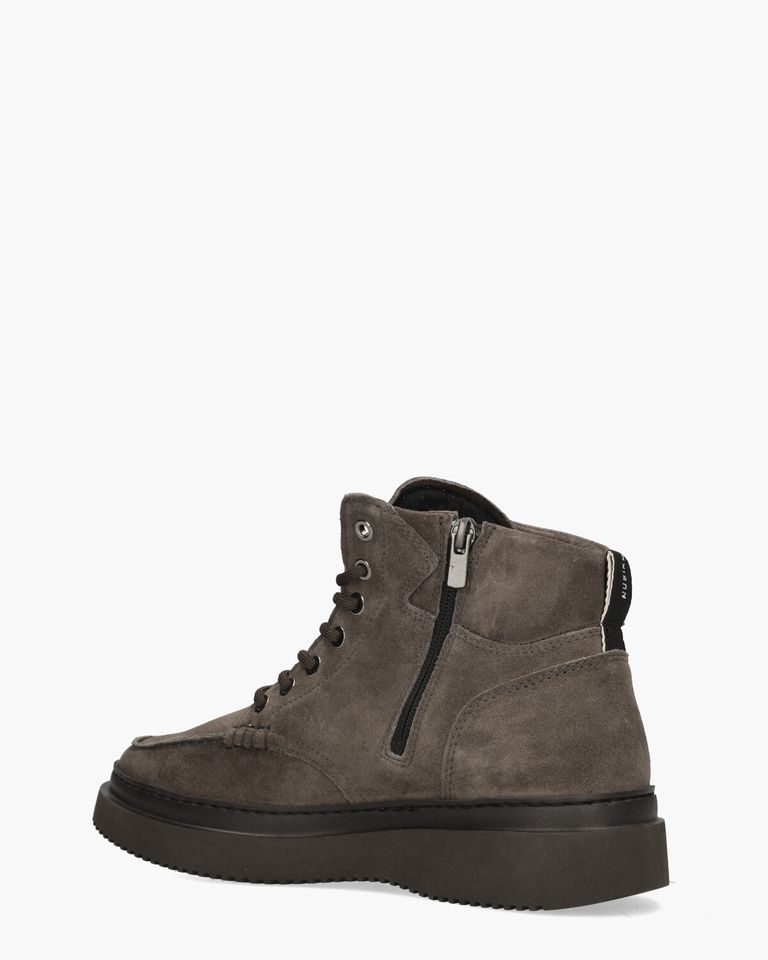Jonah Arctic Fur Donkergrijs Heren Veterboots