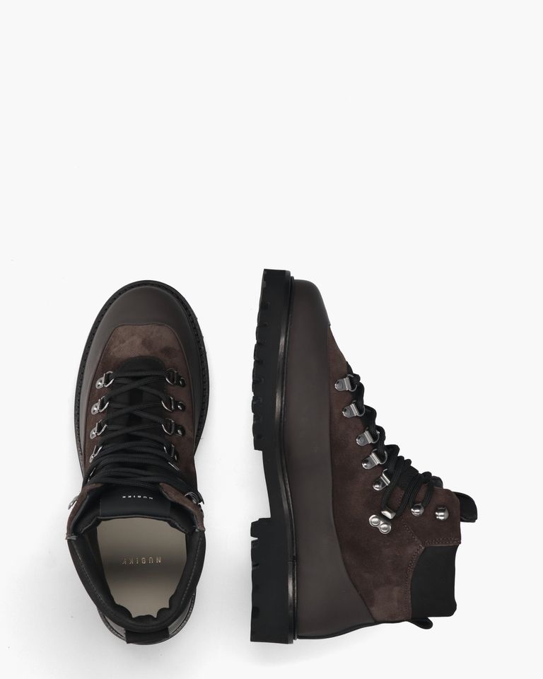 Logan Chad Donkerbruin Heren Veterboots