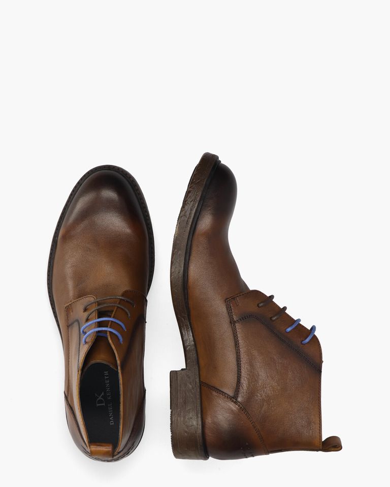 Vichenzo Cognac Heren Veterboots