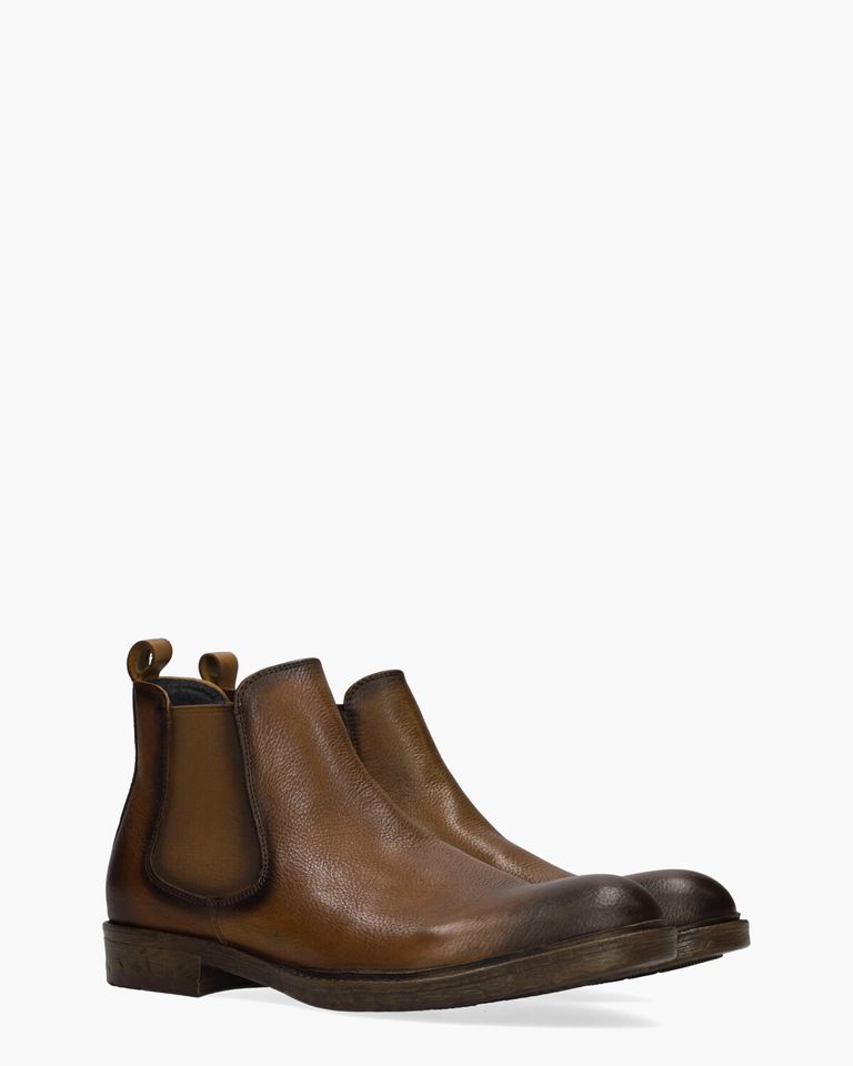 Santino Cognac Heren Chelseaboots