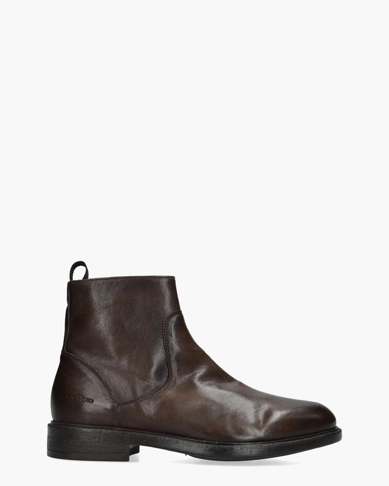 82406 Donkerbruin Heren Enkelboots