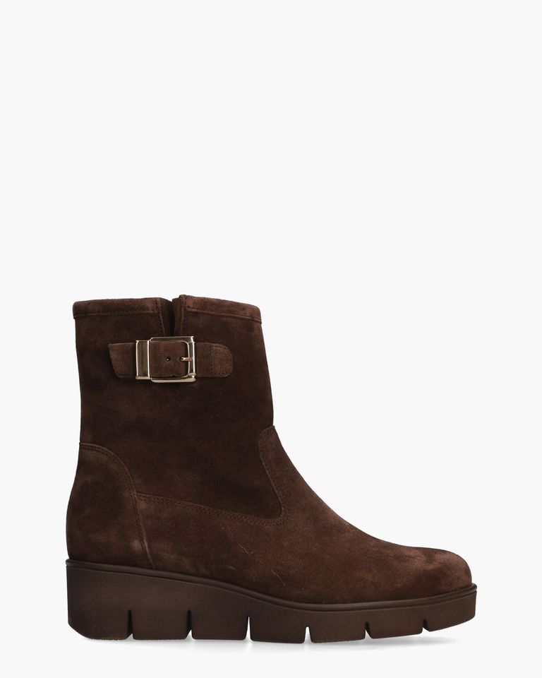 8005.02.003 Donkerbruin Dames Enkelboots