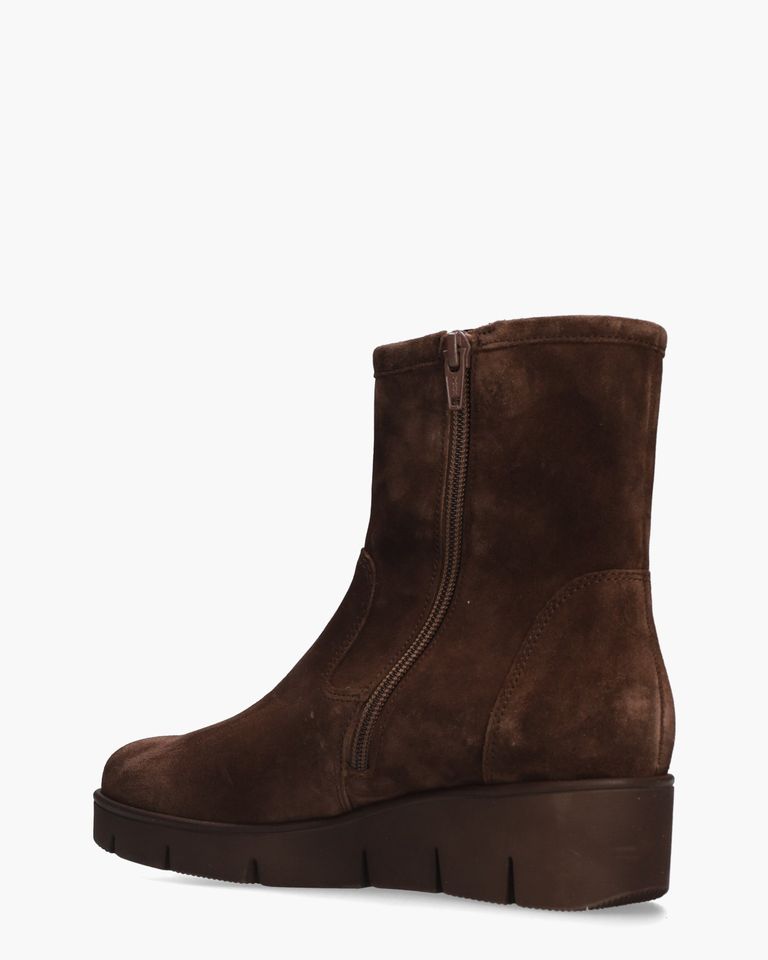 8005.02.003 Donkerbruin Dames Enkelboots