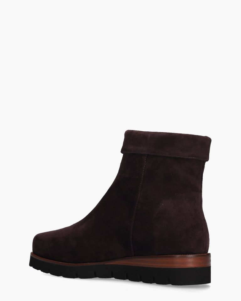 Nanet Aubergine Dames Enkelboots