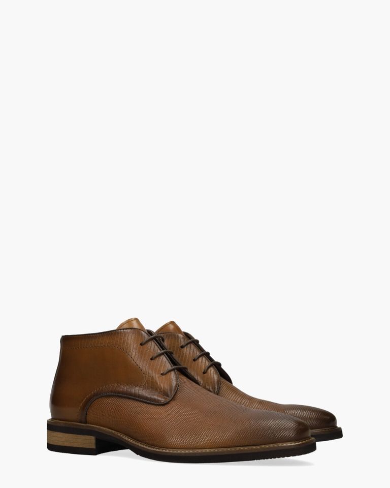 Yurian Cognac Heren Veterboots