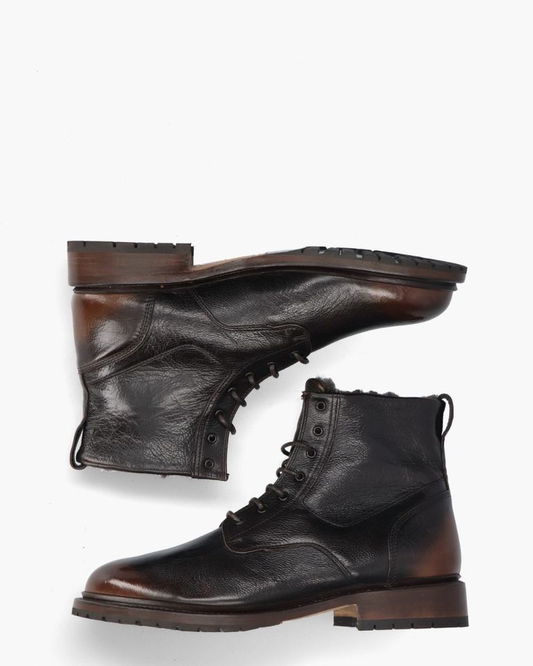 M23023 Donkerbruin Heren Veterboots