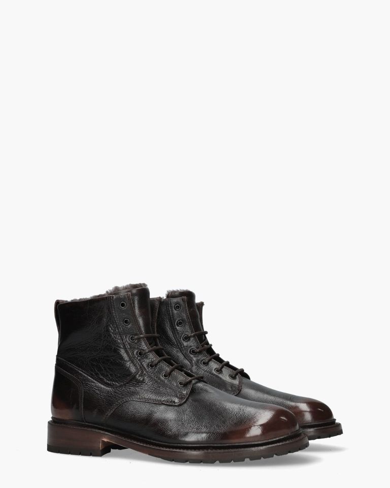 M23023 Donkerbruin Heren Veterboots