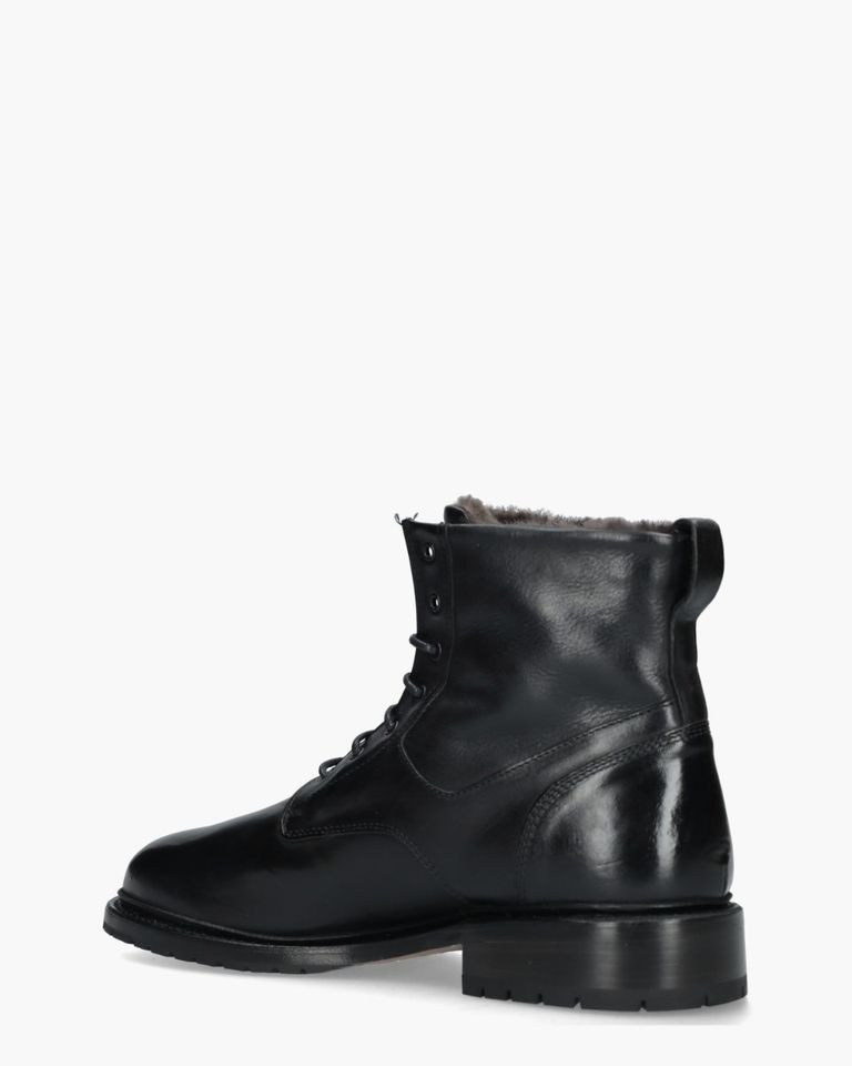 M23023 Zwart Heren Veterschoenen