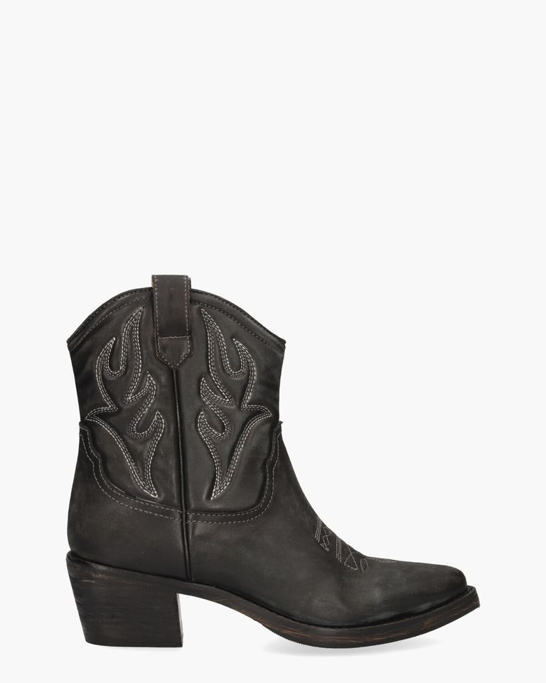 Ulrike Zwart Dames Enkelboots