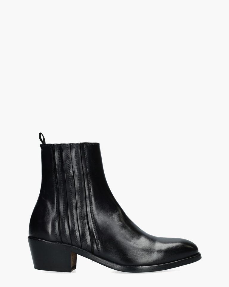 5281 Zwart Dames Chelseaboots