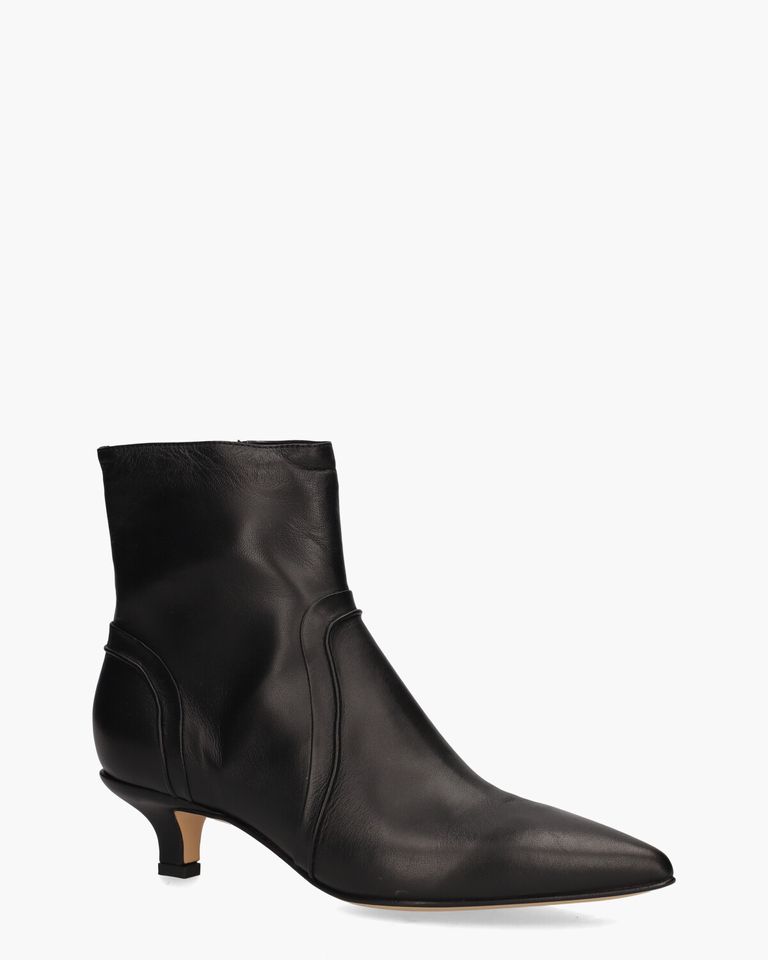 Helle 4920 Zwart Dames Enkelboots