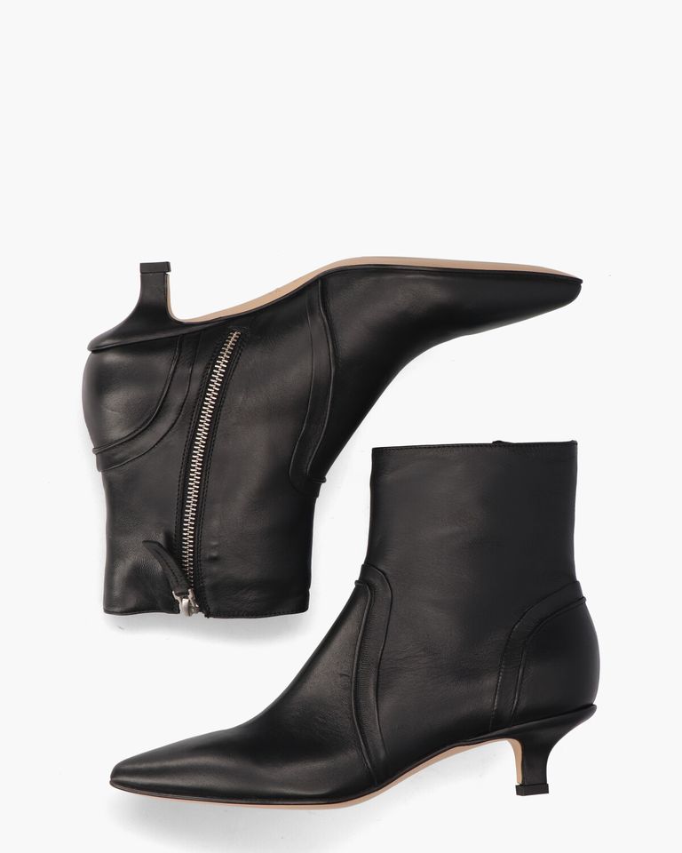 Helle 4920 Zwart Dames Enkelboots