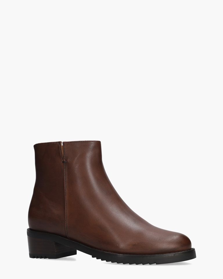11654 Donkerbruin Dames Enkelboots