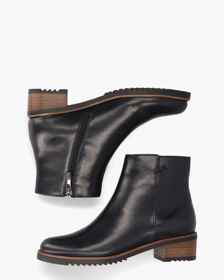 11654 Donkerblauw Dames Enkelboots