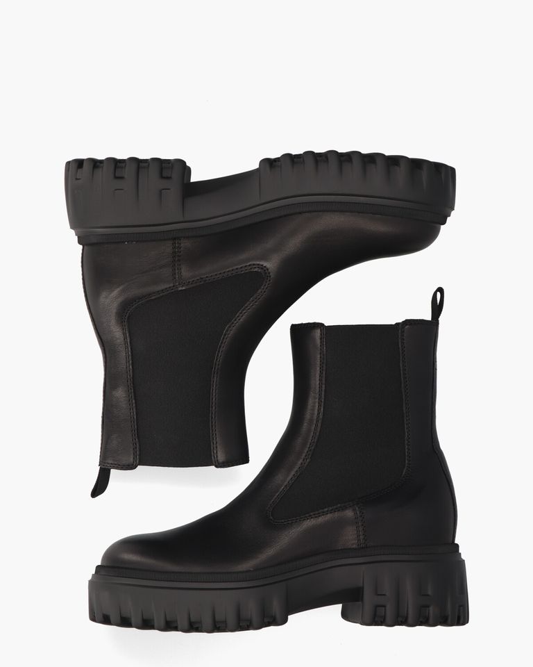 H700 Zwart Dames Chelseaboots