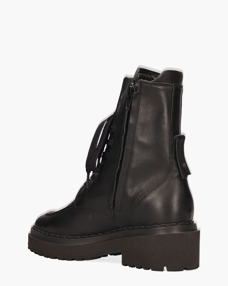 Fae Bobbi Zwart Dames Enkelboots