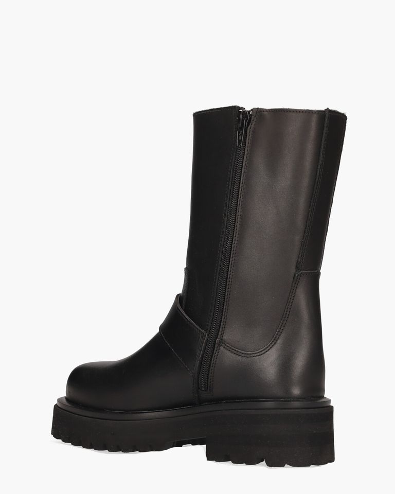 Biker 2796 Zwart Dames Enkelboots