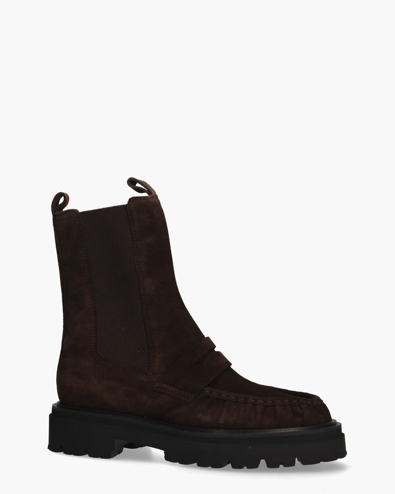 Bell Donkerbruin Dames Chelseaboots