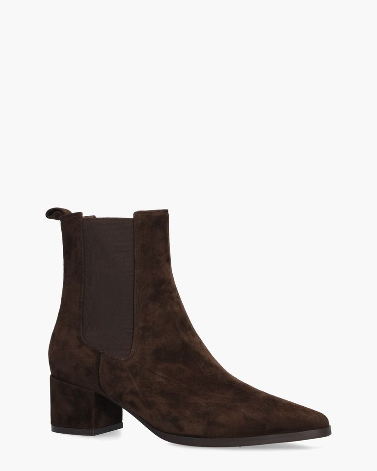 Dalila Donkerbruin Dames Enkelboots