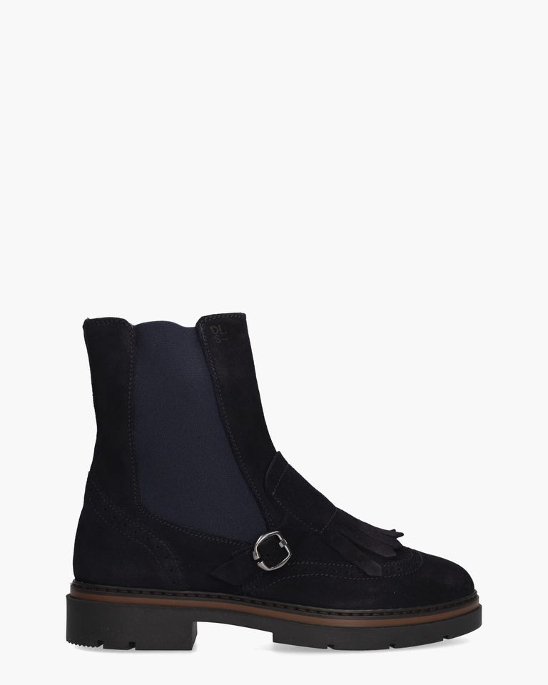 7248 Donkerblauw Dames Chelseaboots