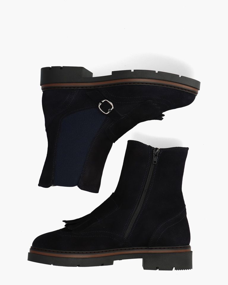 7248 Donkerblauw Dames Chelseaboots