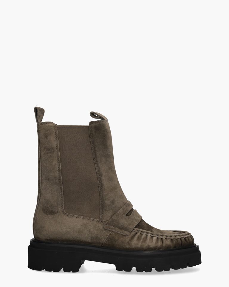 Bell Khaki Dames Chelseaboots