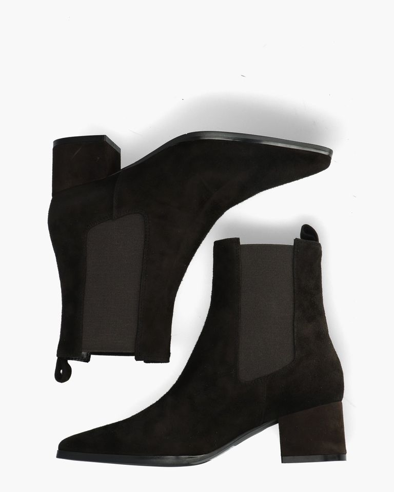 Dalila Donkergrijs Dames Chelseaboots