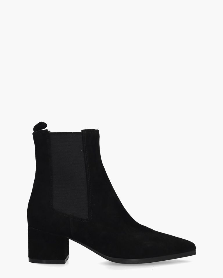 Dalila Zwart Dames Enkelboots