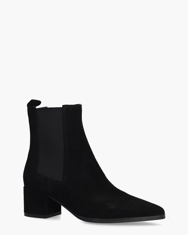 Dalila Zwart Dames Enkelboots