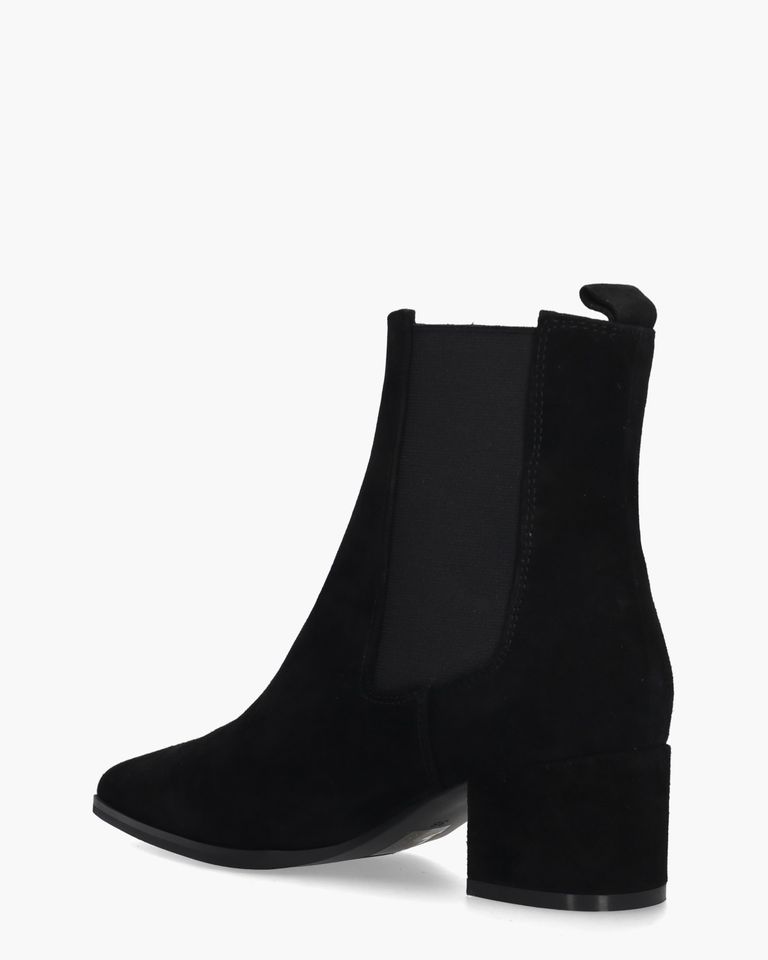 Dalila Zwart Dames Enkelboots