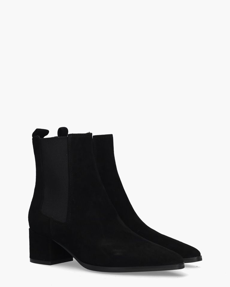 Dalila Zwart Dames Enkelboots