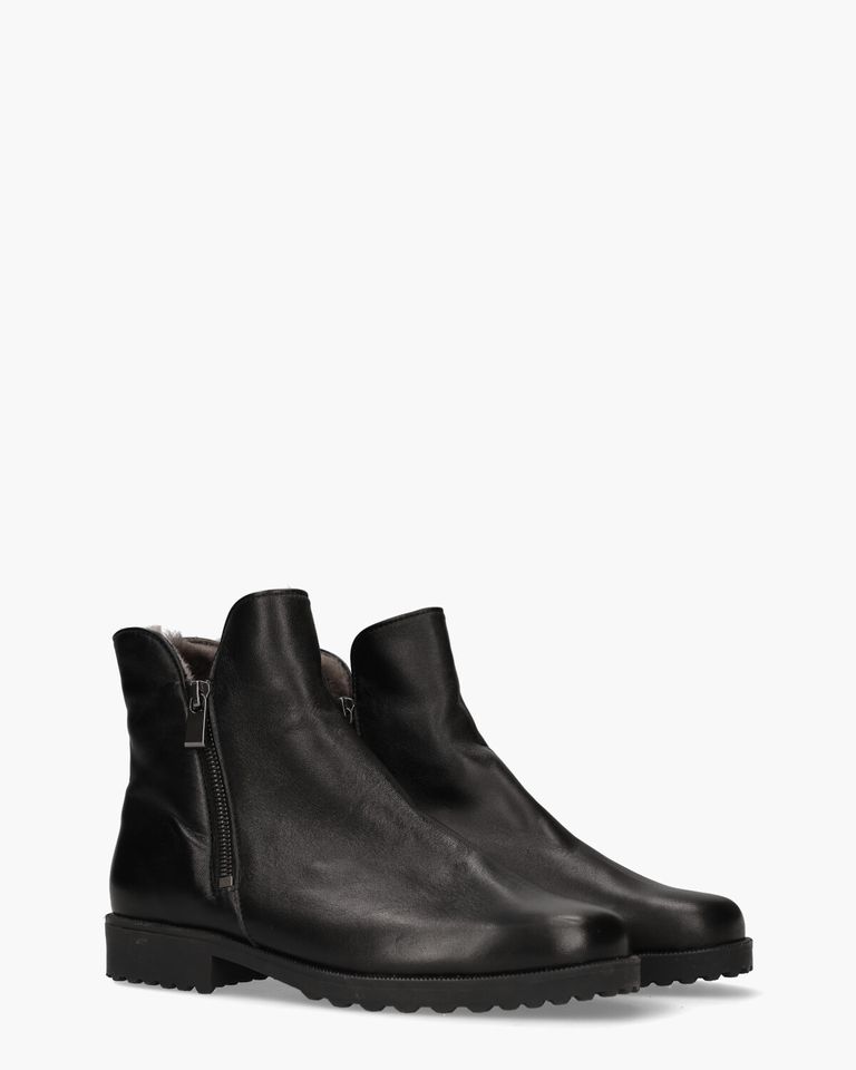 Brunate 28105 Zwart Dames Enkelboots - Van Arendonk.nl