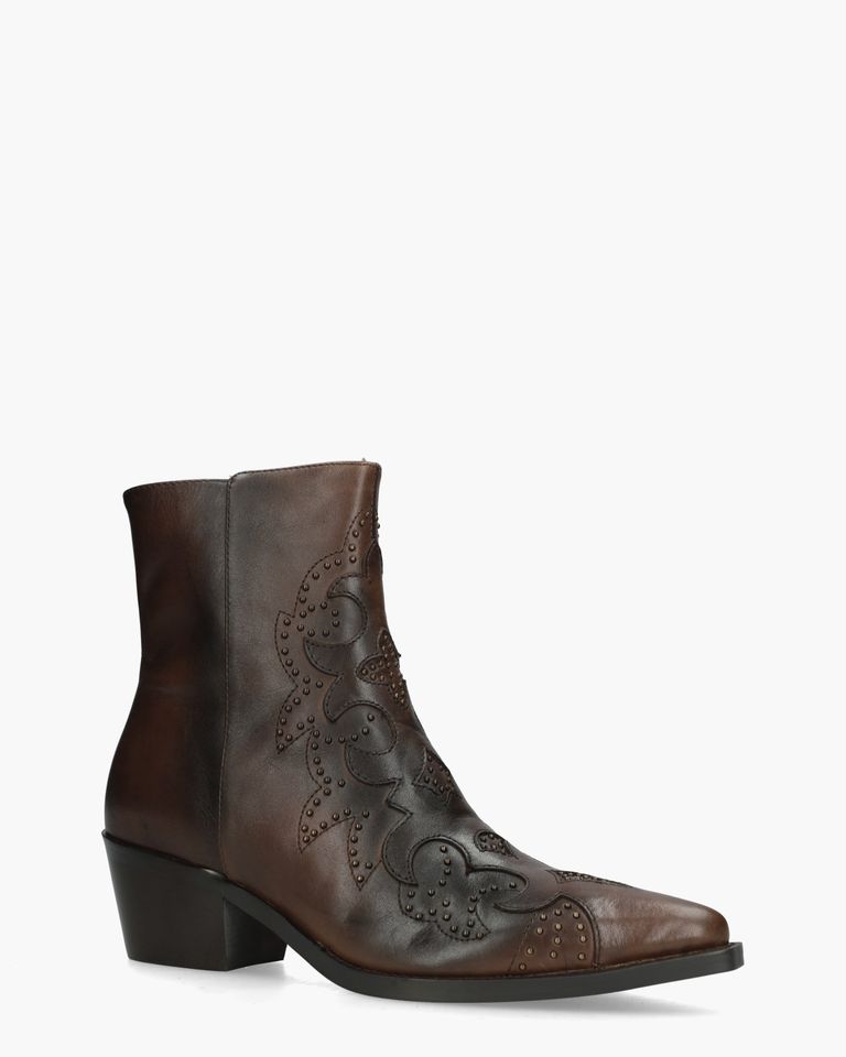 Carlotta Bruin Dames Enkelboots